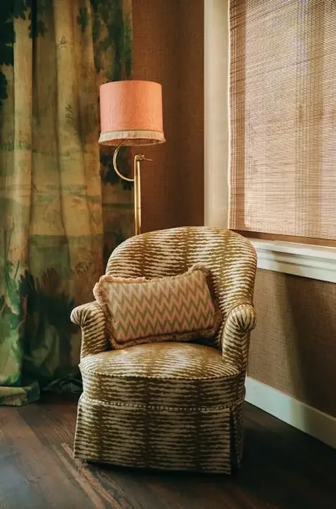 Tissus pour extérieurs - Coussin Rosita Olive & Rose - PALAIS SUSTAINABLE LUXURY