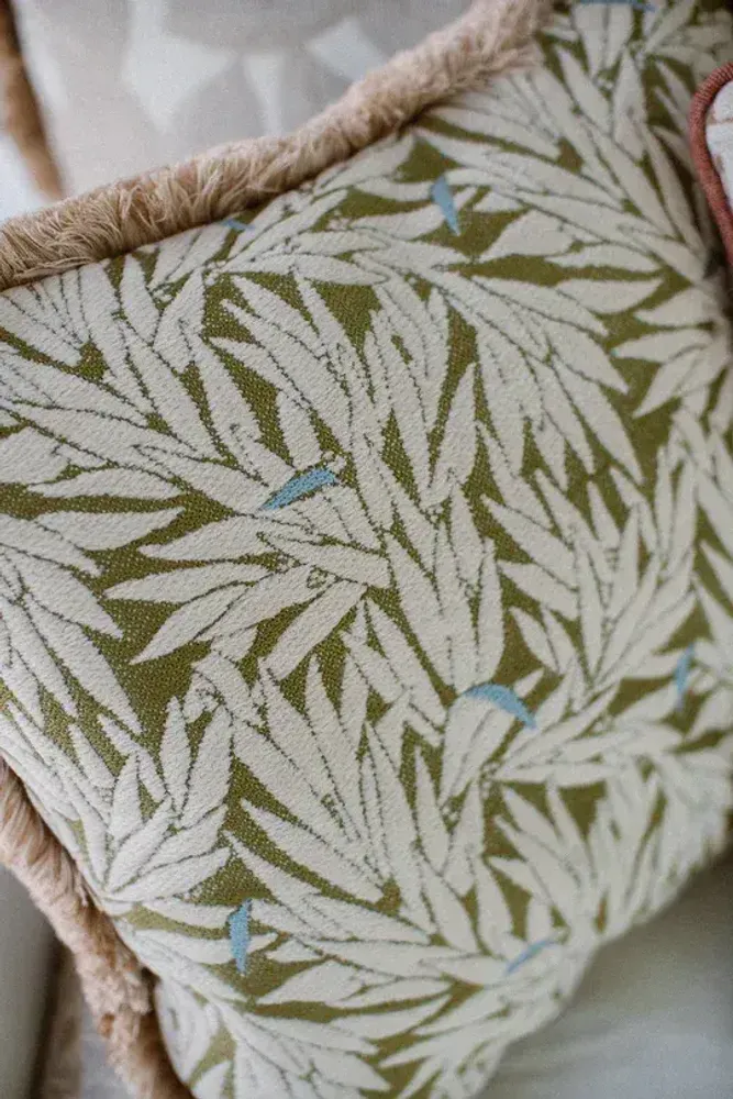 Garden textiles - Cushion Yoko Olive - PALAIS SUSTAINABLE LUXURY