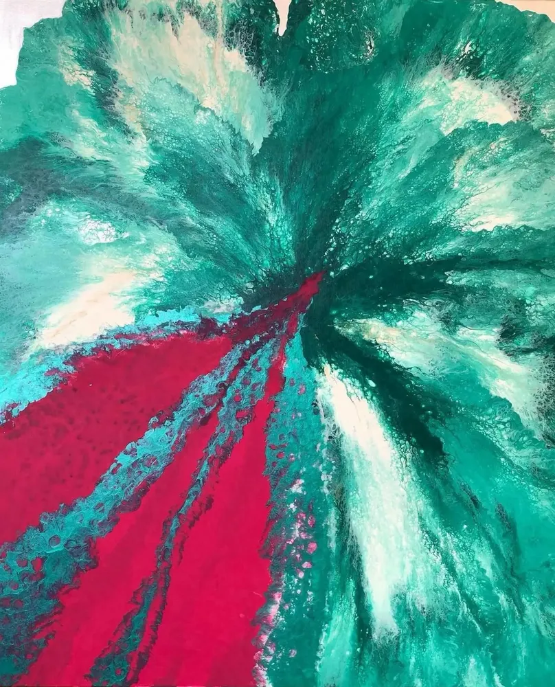 Paintings - Painting acrylic canvas " Life" - TURIK&ART (KSENIIA TURIK)