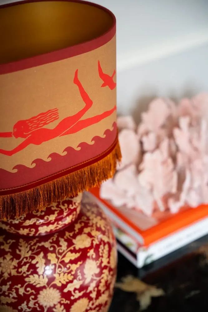 Blinds - Palais x Hôtel Magique Lampshade Thalassa Chili & Caramel - PALAIS SUSTAINABLE LUXURY