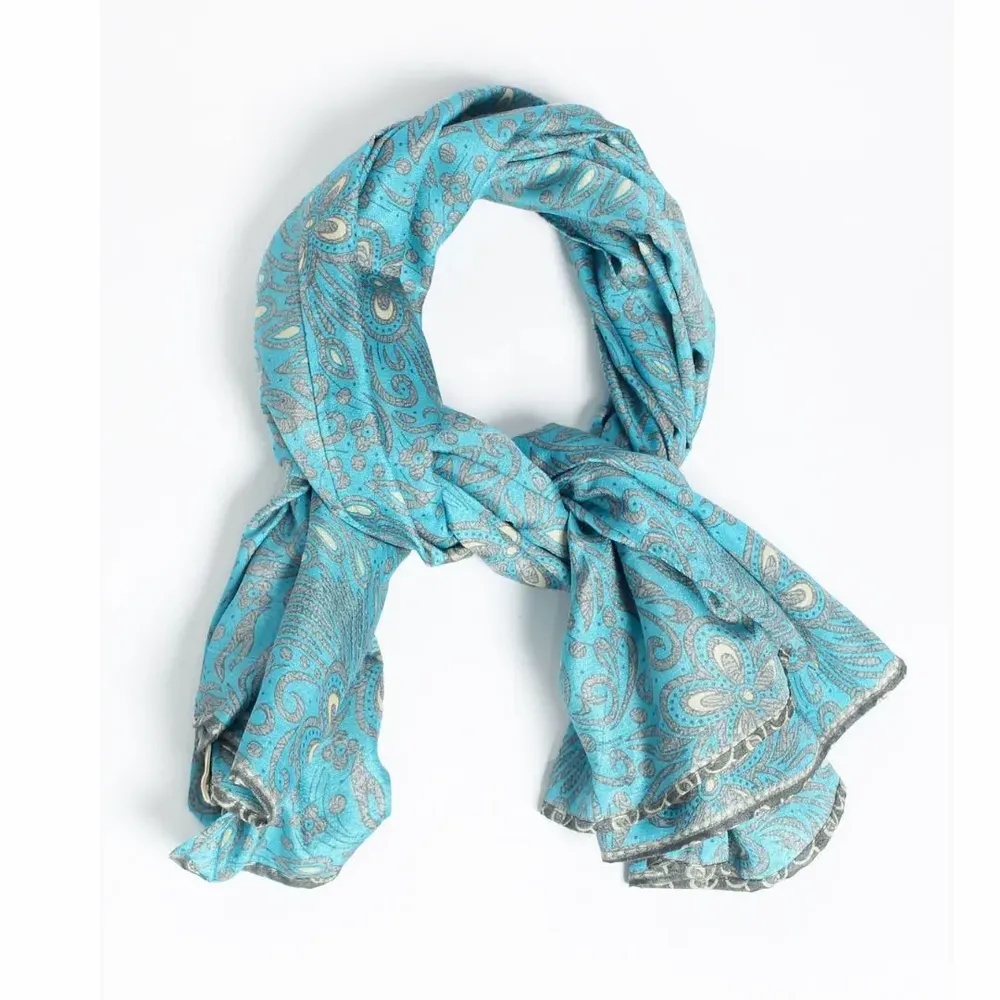 Foulards et écharpes - Écharpes artisanales recyclées fabriquées à partir de saris d'occasion - I WAS A SARI