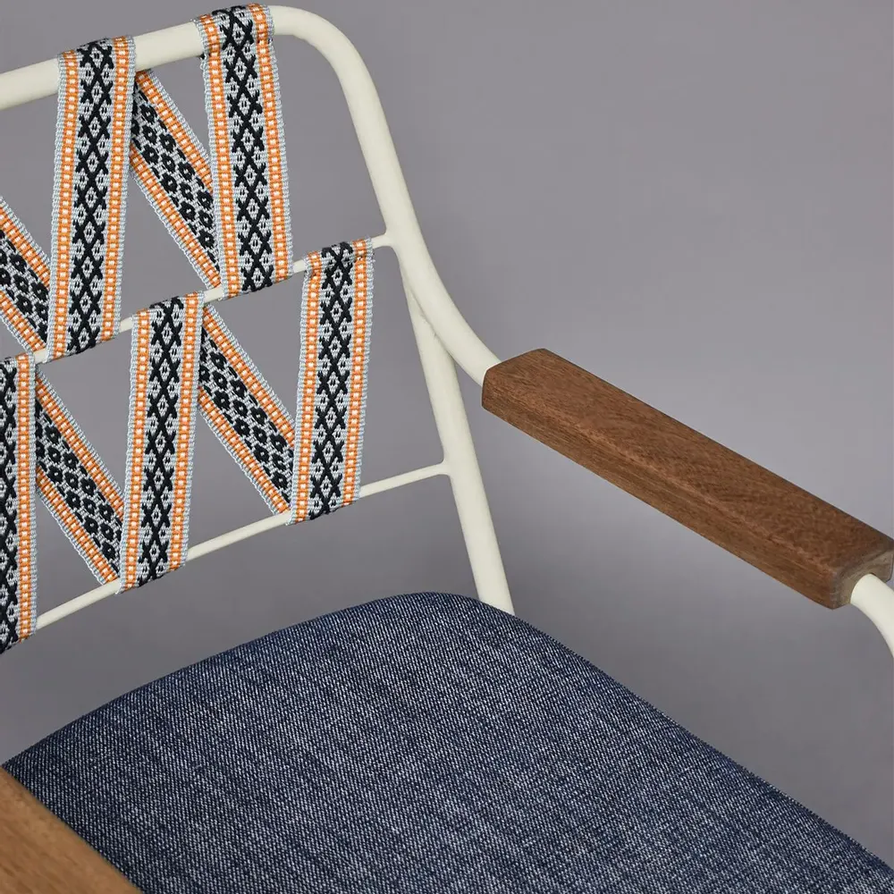 Desk chairs - Tiyana Comedor Tela Chair Blue - NA'LAGO