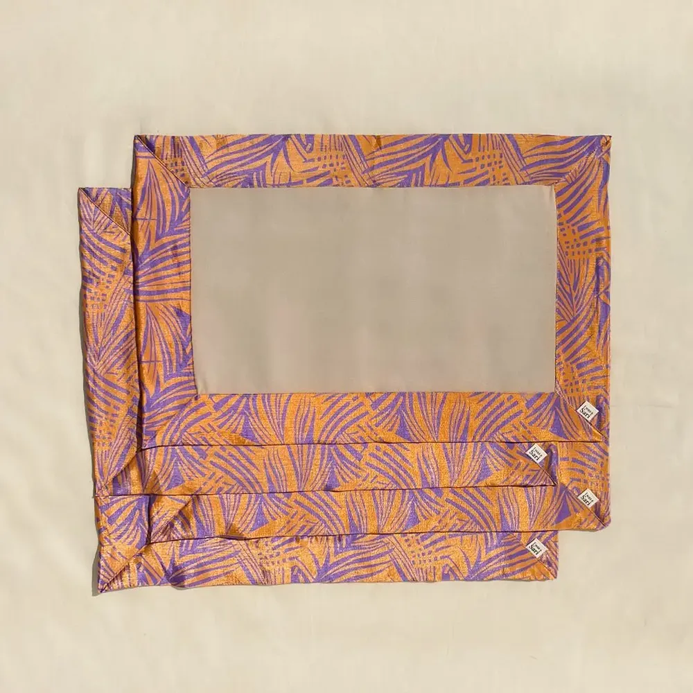 Dessous de plat - Des sets de table recyclés pour la décoration de la table à manger à l - I WAS A SARI