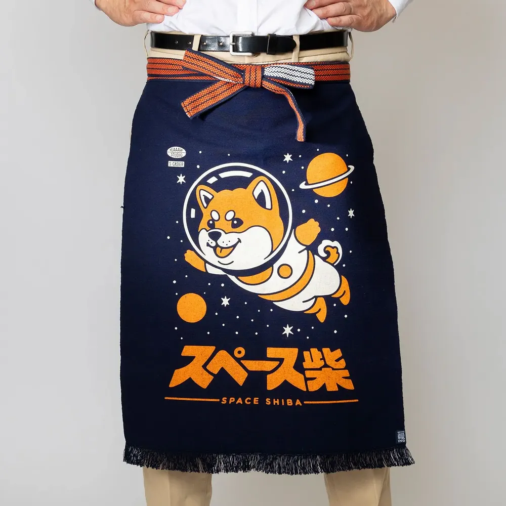 Linge de table textile - Collaboration artistique "The Space Shiba" par Yeaaah! Studio - MAEKAKE BY ANYTHING CO.,LTD.