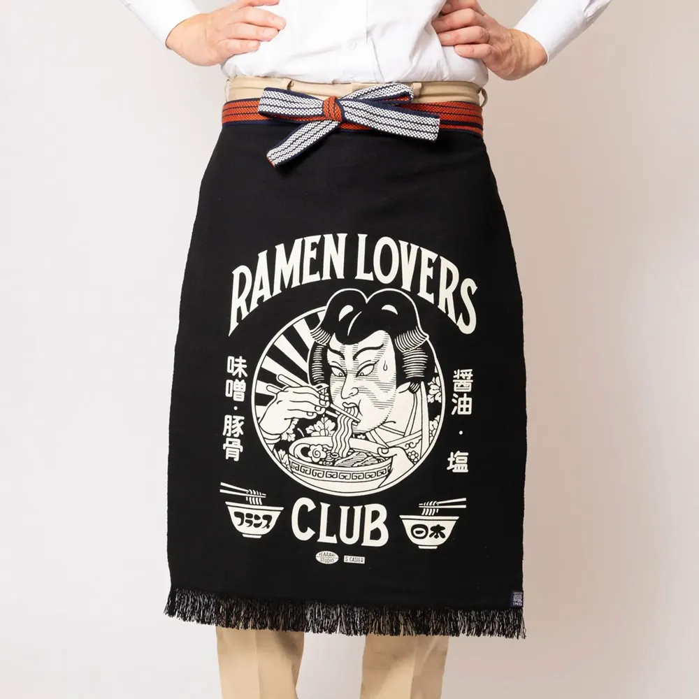 Linge de table textile - Collaboration artistique "Ramen Lovers Club" par Yeaaah! Studio - MAEKAKE BY ANYTHING CO.,LTD.