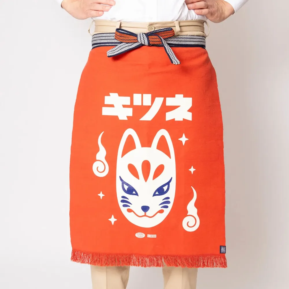 Linge de table textile - Collaboration artistique "Kitsune" par Yeaaah! Studio - MAEKAKE BY ANYTHING CO.,LTD.
