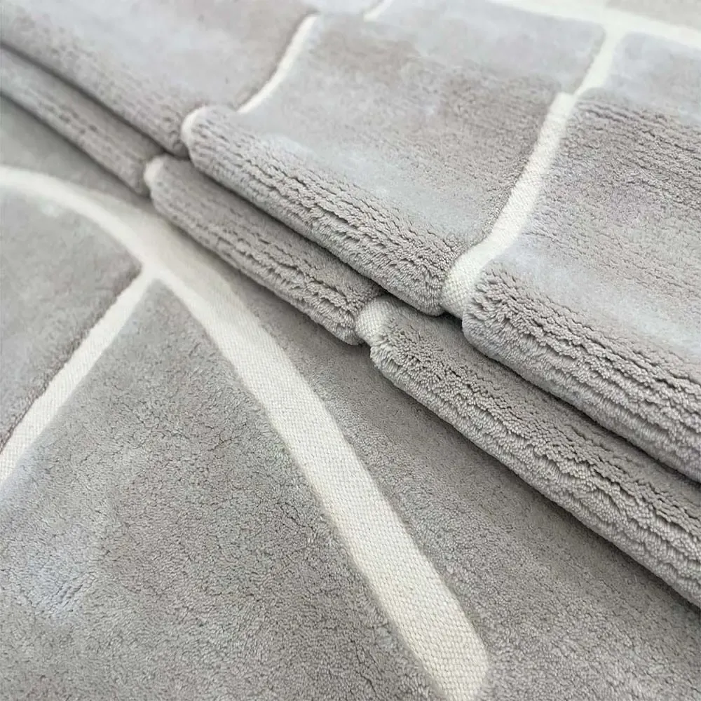 Revêtements sols intérieurs - HLN 101, tapis à nœuds persans noués à la main de haute qualité en lai - INDIAN RUG GALLERY