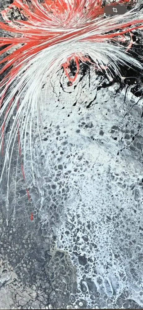 Tableaux - Peinture Acrylique et résine époxy "Dance of Elements" - TURIK&ART (KSENIIA TURIK)