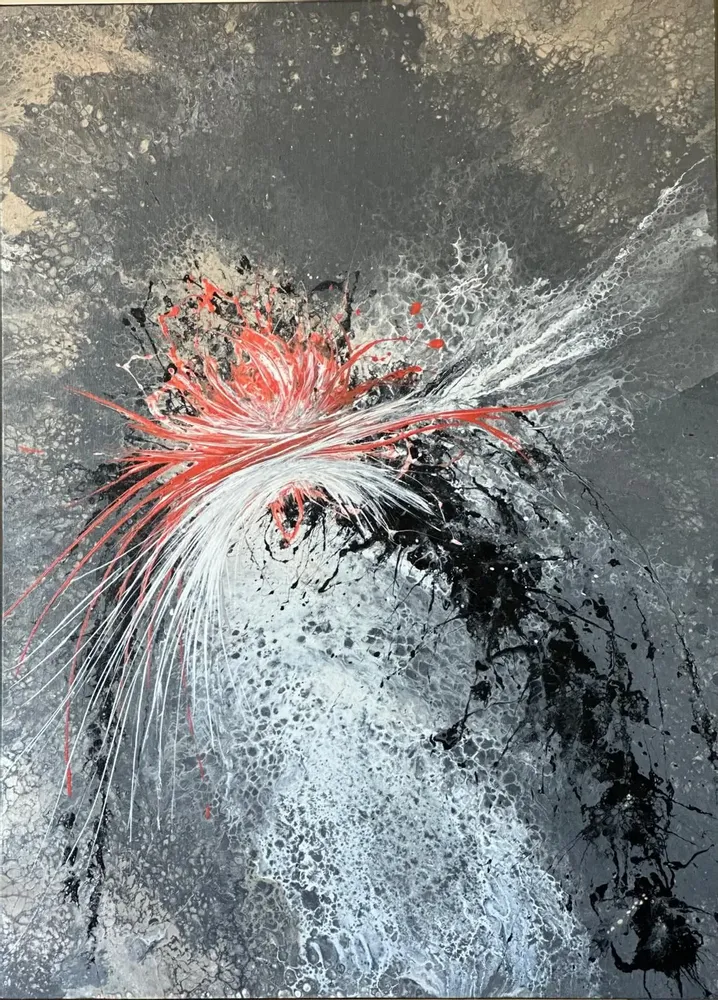 Tableaux - Peinture Acrylique et résine époxy "Dance of Elements" - TURIK&ART (KSENIIA TURIK)