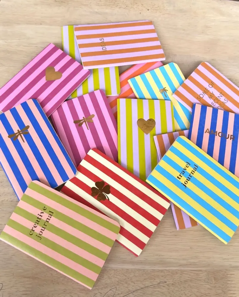 Travel accessories - Stripes Notebook - COTIANA