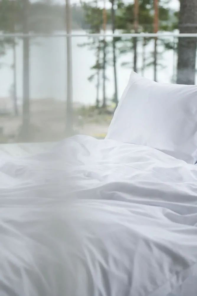 Bed linens - Eden Bedlinen Set Frost White - LUIN LIVING