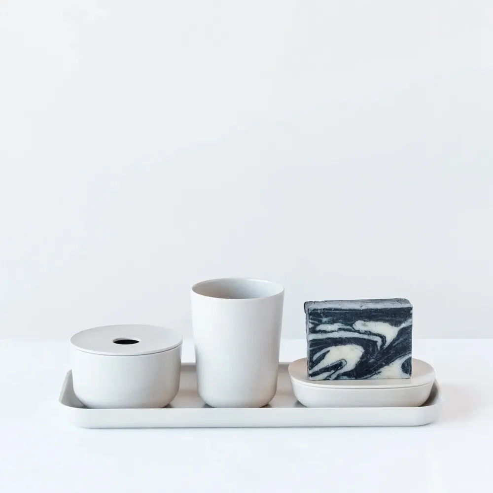 Bathroom storage - Small Storage Box - Stone - EKOBO