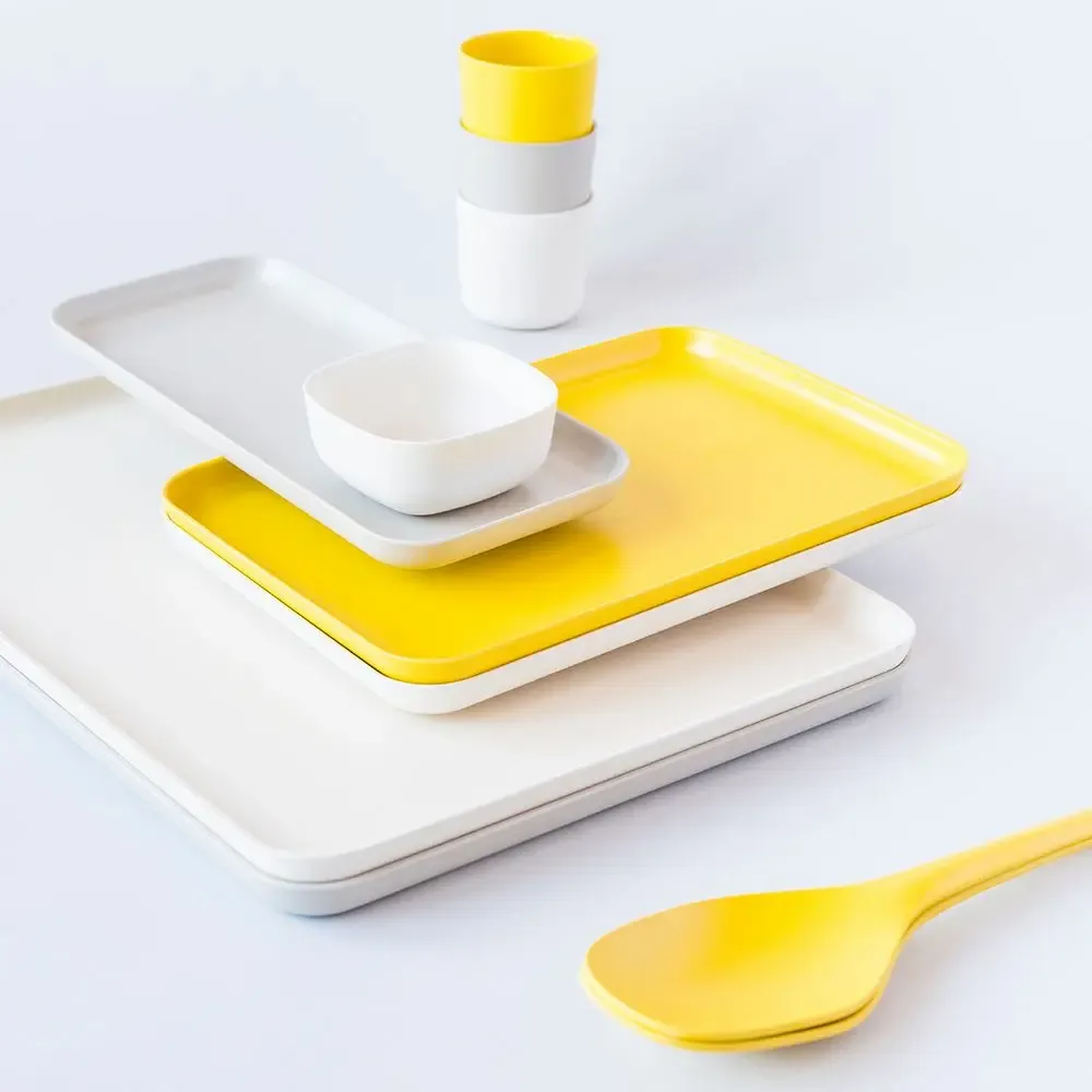 Trays - Large Serving Tray - Off White - EKOBO