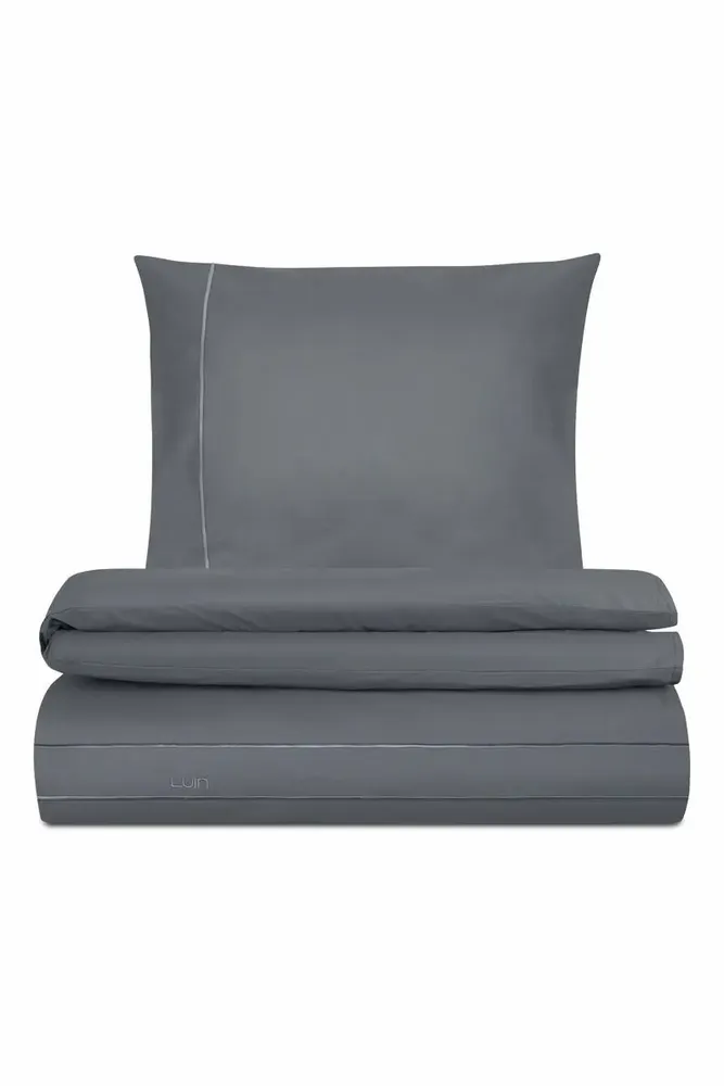 Bed linens - Eden Bedlinen Set Steel Grey - LUIN LIVING