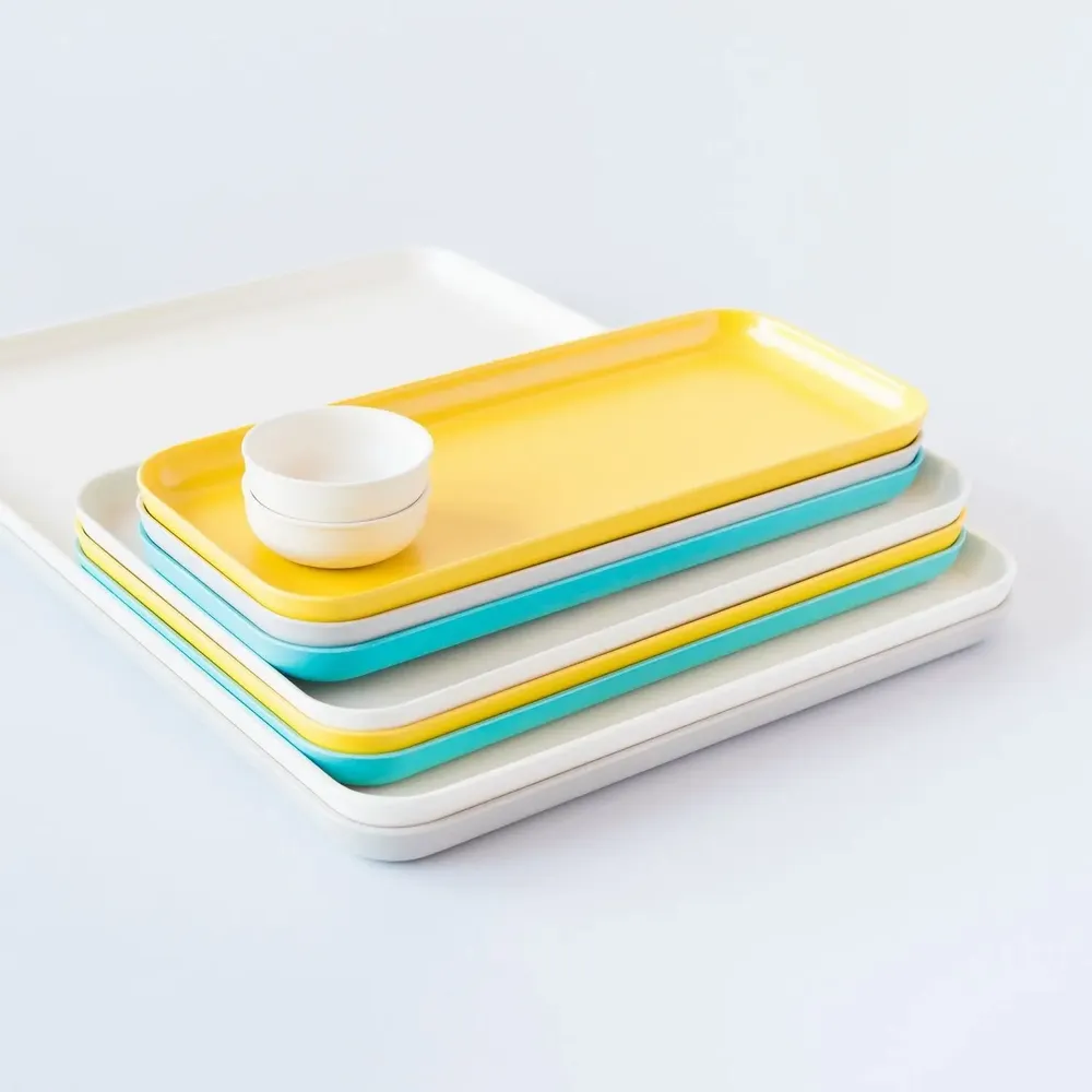 Trays - Medium Serving Tray - Off White - EKOBO
