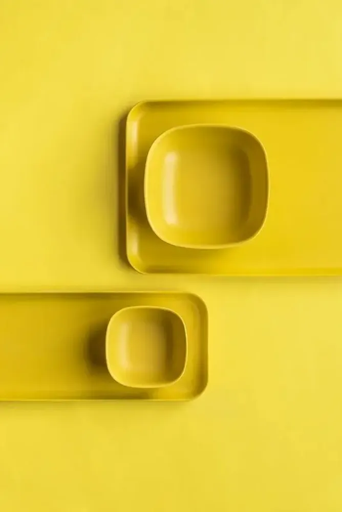 Trays - Medium Serving Tray - Lemon - EKOBO