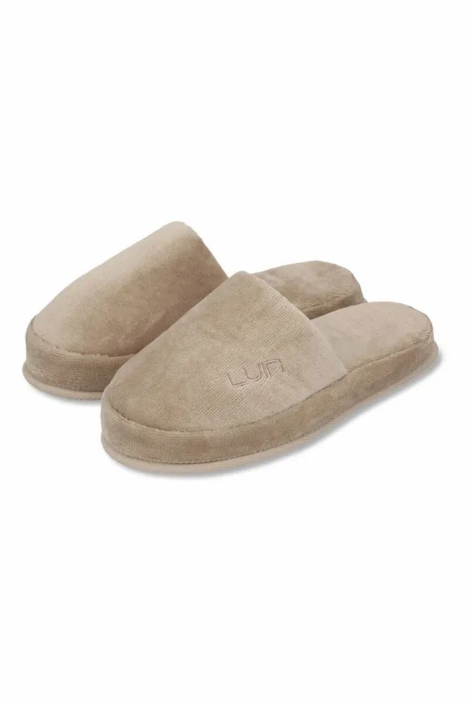 Homewear - Haven Slippers Beige - LUIN LIVING