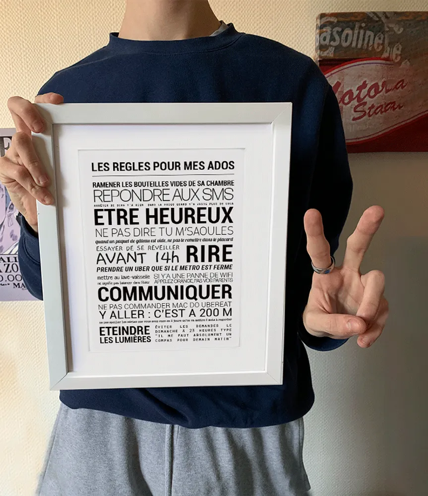 Affiches - AFFICHES DROLES ET IMPERTINENTES - TOUT EST DIT