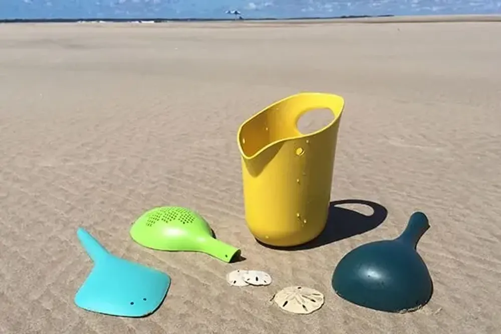 Children's games - Kids Sand Bucket - Lemon - EKOBO