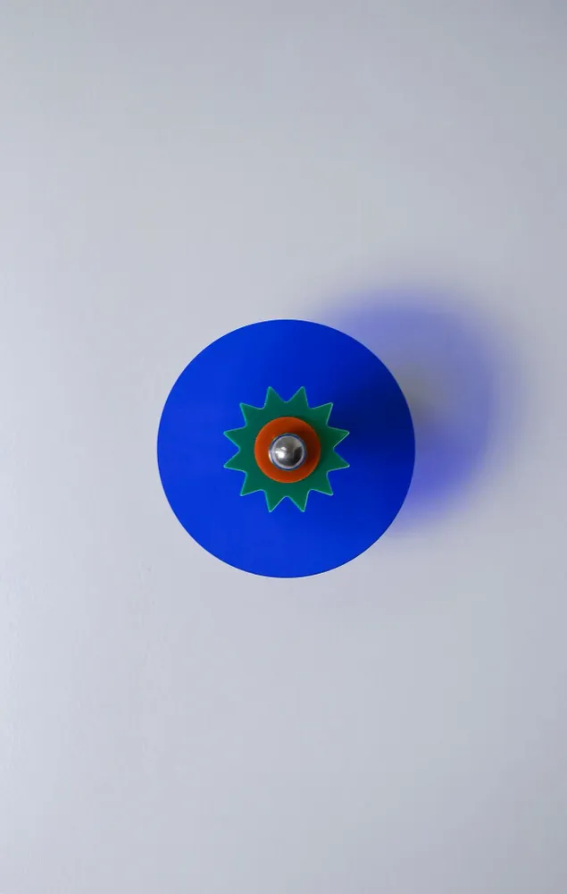 Autres décorations murales - Patère coloré en plastique recyclé - RAYON VERT STUDIO