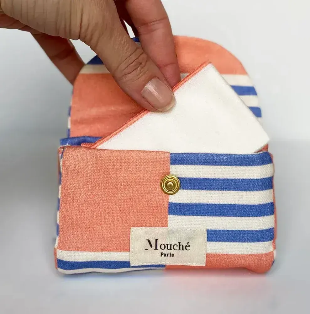 Other bath linens - L'Originale pouch and its 6 tissue handkerchiefs - MOUCHÉ PARIS