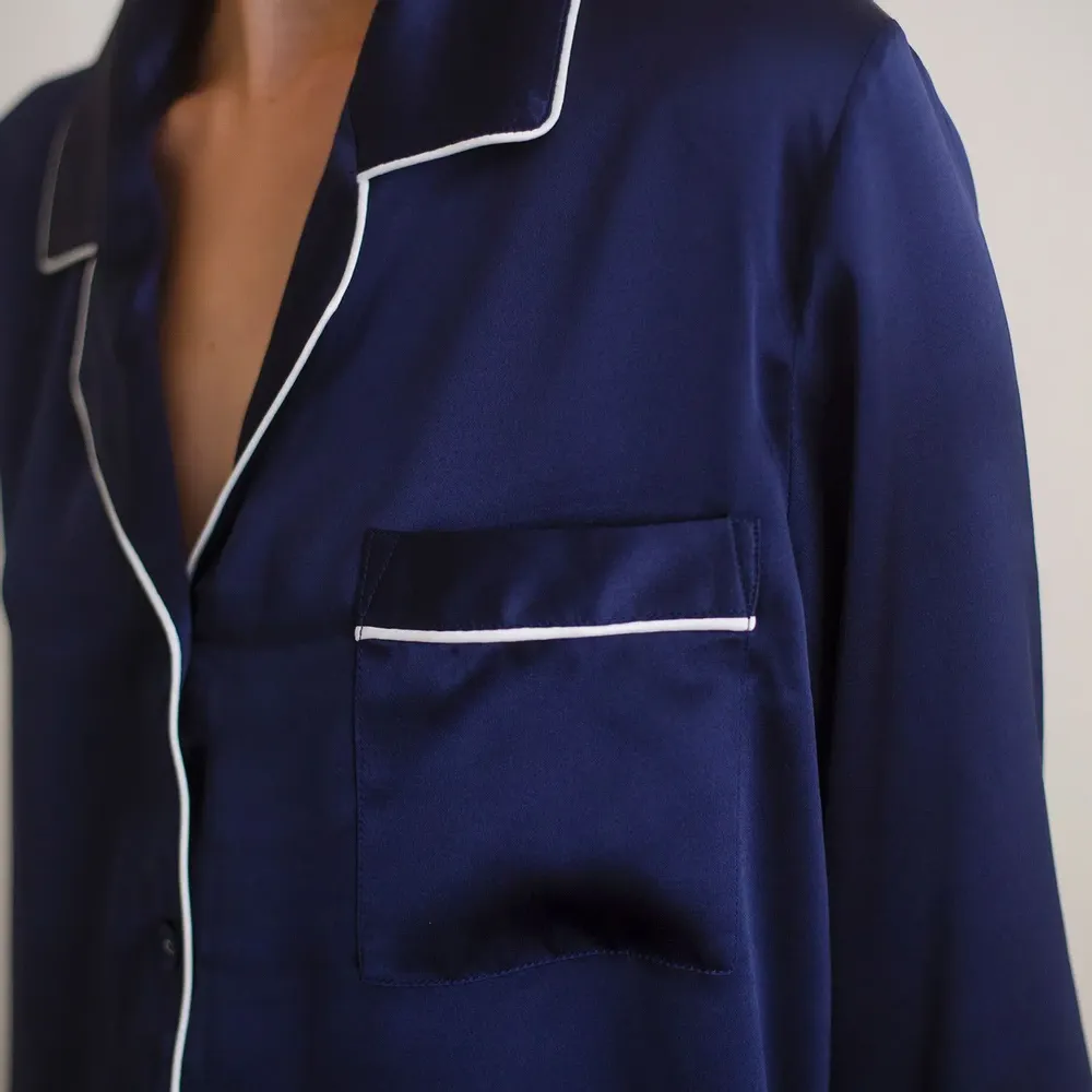 Homewear - Silk pajamas 19 mommes - QUÊTE DE SOIE