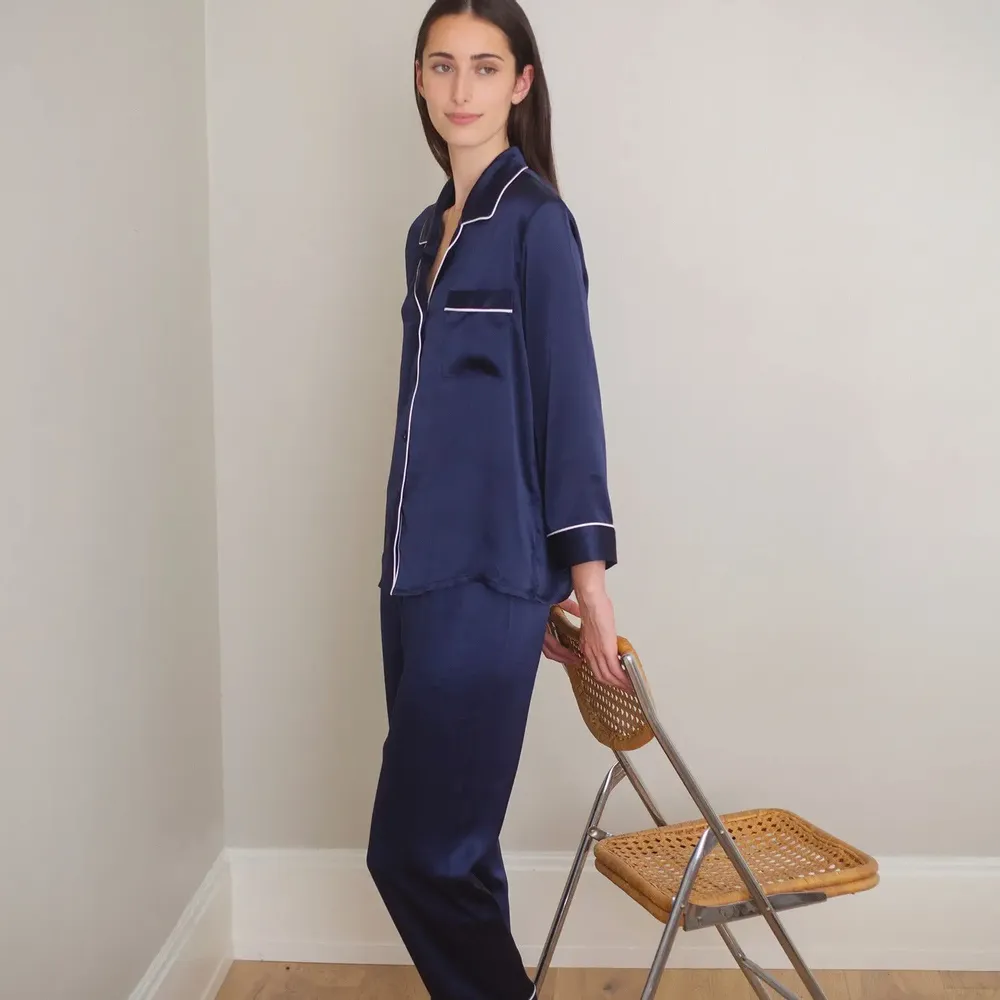 Homewear - Silk pajamas 19 mommes - QUÊTE DE SOIE