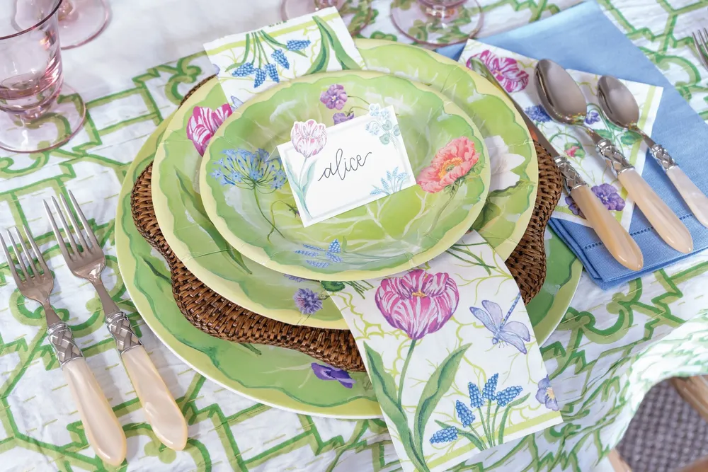 Assiettes au quotidien - La collection Floral Majolica - CASPARI