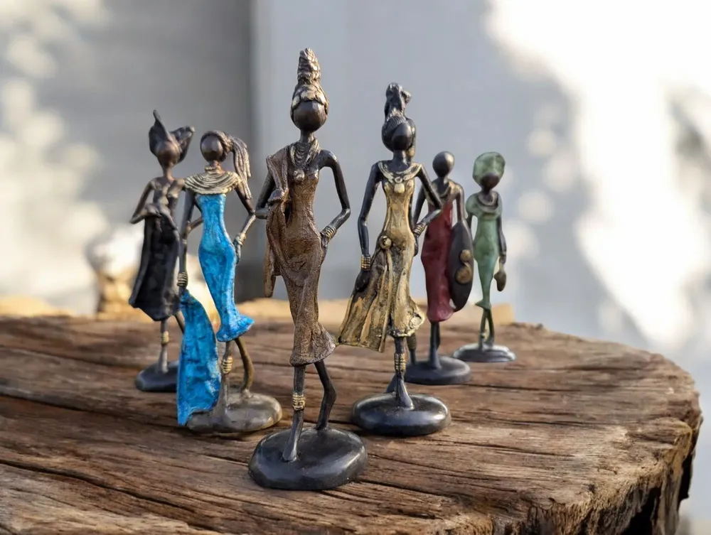 Gifts - Lost wax bronzes - 20 cm - LAFI BALA - BRONZES D'AFRIQUE