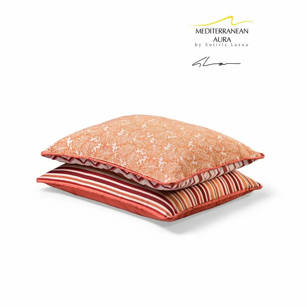 Tissus d'extérieur - MEDITERRANEAN AURA STOOL - POUFOMANIA