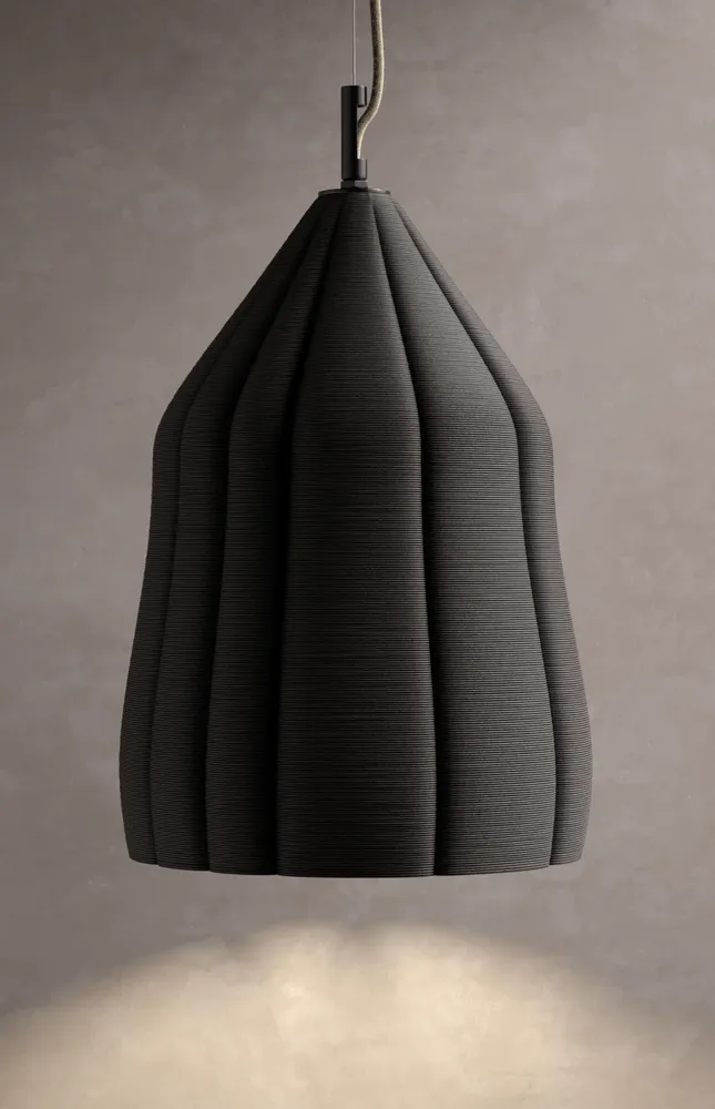 Hanging lights - 'GOURD' pendant light - 3D ceramic printed hanging lamp - KERAMIK