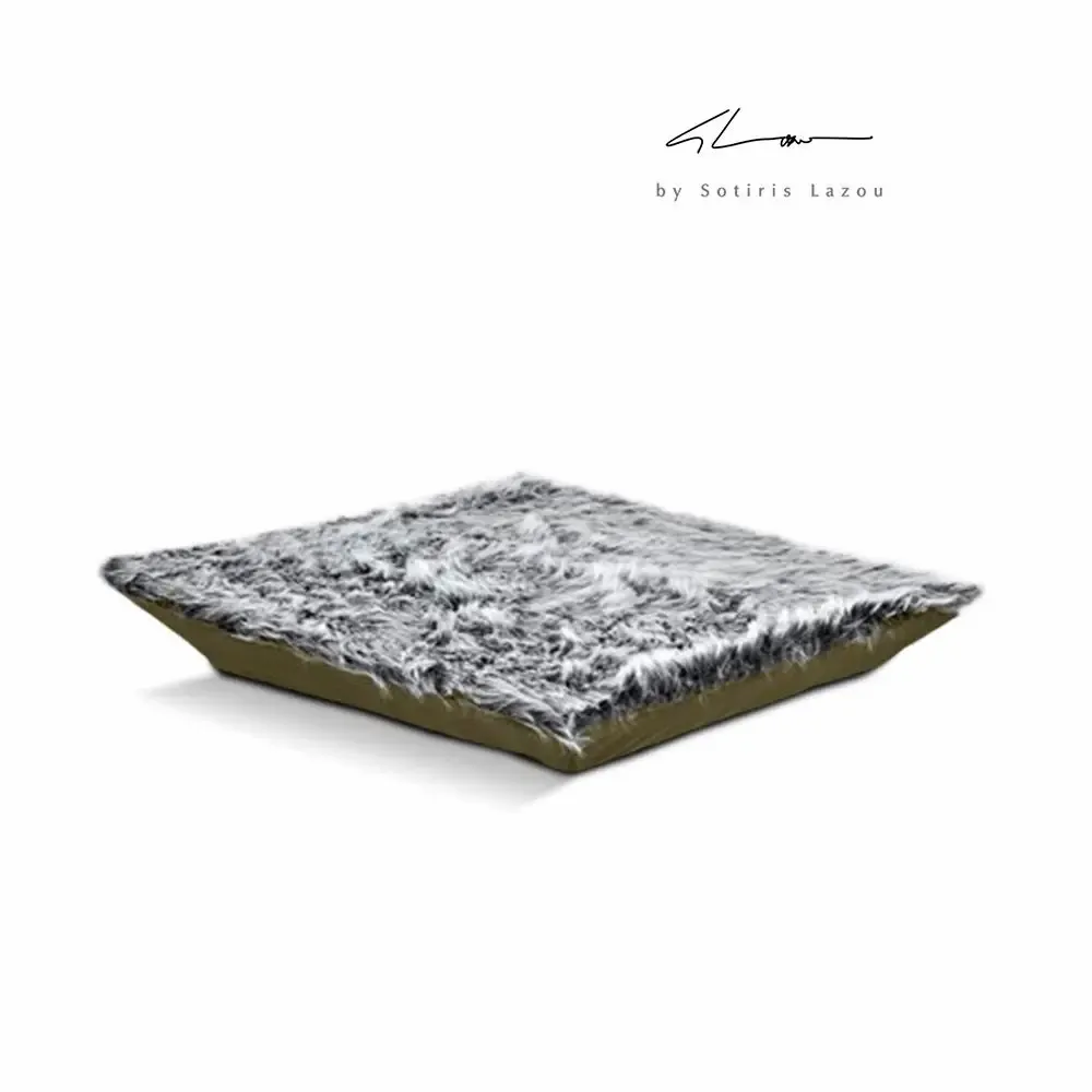 Ottomans - PET BED WITH ARTIFICIAL FUR - POUFOMANIA