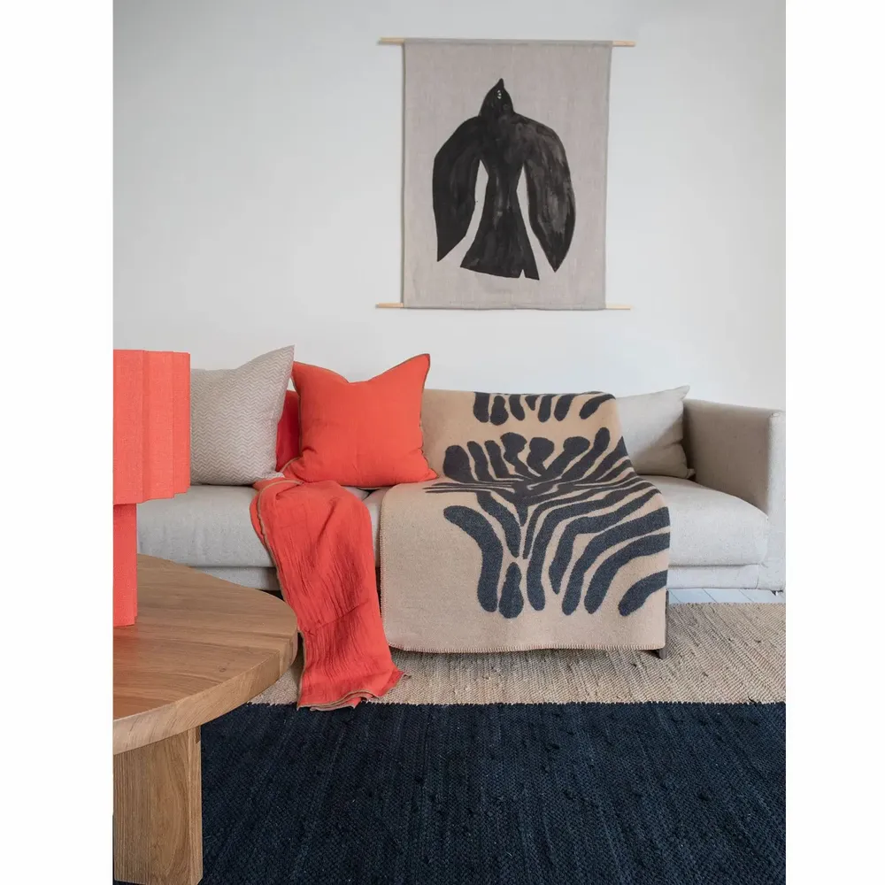 Cushions - Plaids made from lambs wool, linen, and recycled cotton - BRITA SWEDEN
