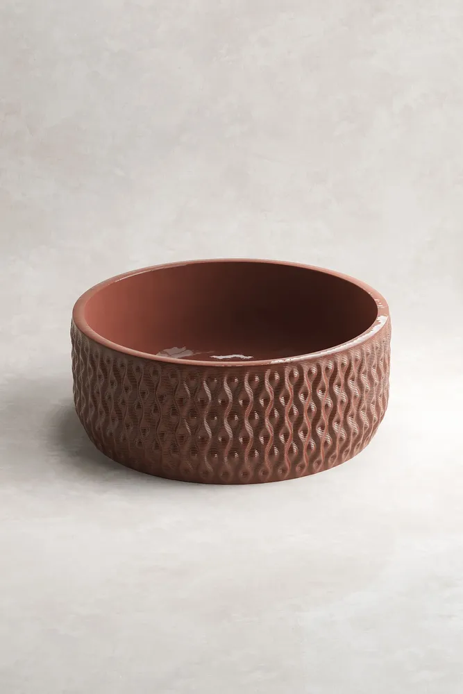 Spa - Lavabo 'BEEHIVE' - Évier imprimé en céramique 3D - KERAMIK