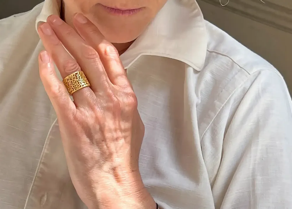 Jewelry - ADJUSTABLE RING\" SECRET GARDEN\ " - KARAWAN AUTHENTIC