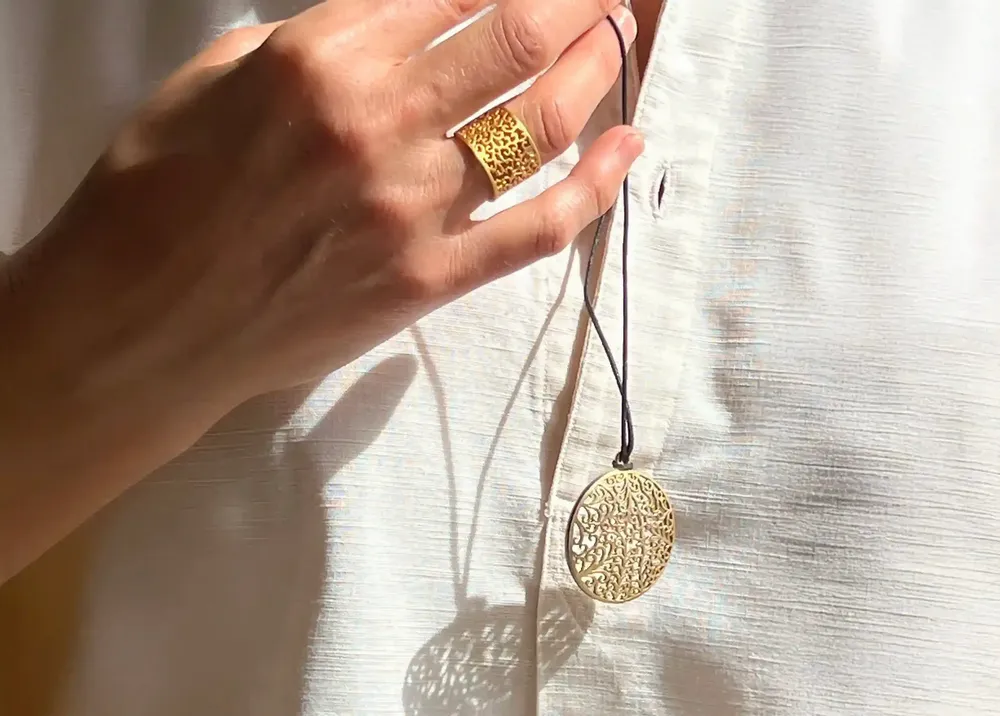 Bijoux - PENDENTIF JARDIN SECRET - COLLECTION ARKEOS - KARAWAN AUTHENTIC