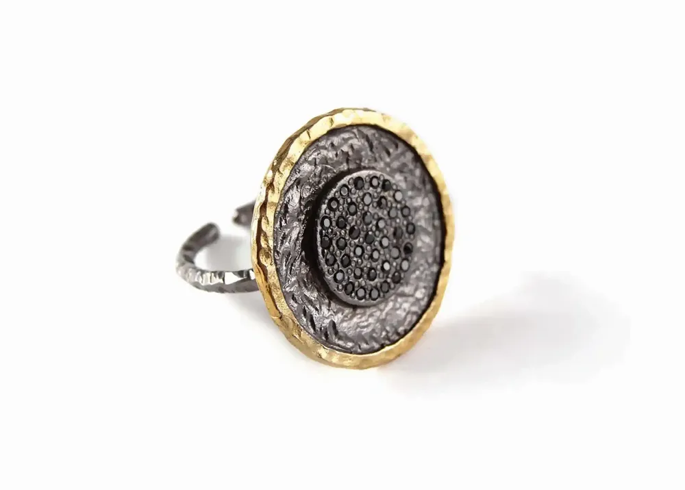 Bijoux - BAGUE "NUIT DES TEMPS" - COLLECTION ARKEOS - KARAWAN AUTHENTIC
