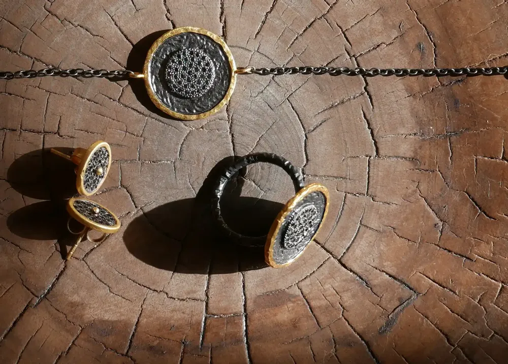 Bijoux - BAGUE "NUIT DES TEMPS" - COLLECTION ARKEOS - KARAWAN AUTHENTIC