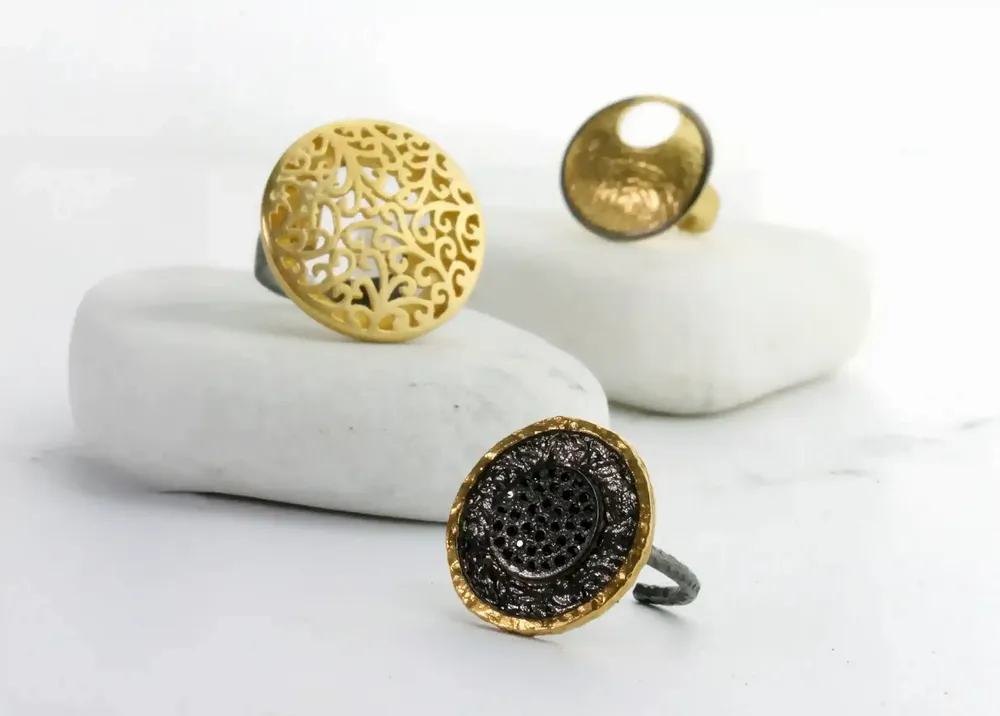 Bijoux - BAGUE "NUIT DES TEMPS" - COLLECTION ARKEOS - KARAWAN AUTHENTIC