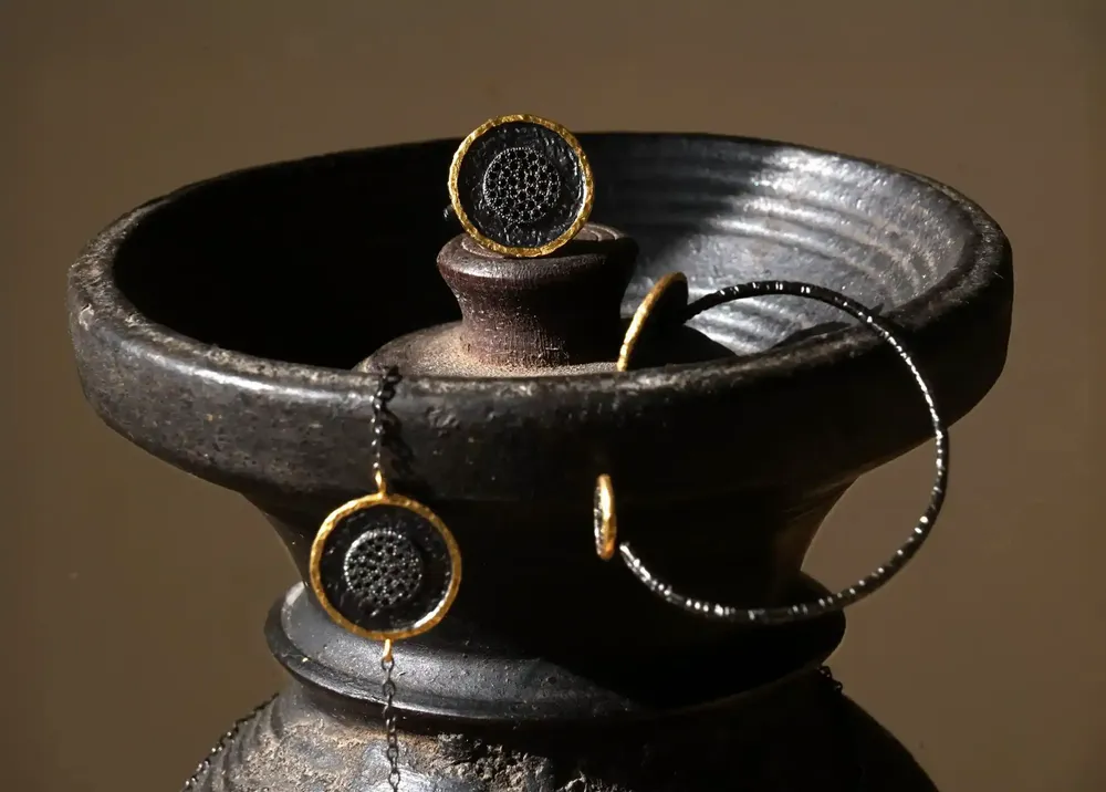 Bijoux - BAGUE "NUIT DES TEMPS" - COLLECTION ARKEOS - KARAWAN AUTHENTIC