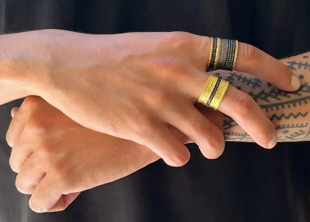 Jewelry - 'NIGHT OF THE TIMES' ADJUSTABLE 'DAY' RING - KARAWAN AUTHENTIC