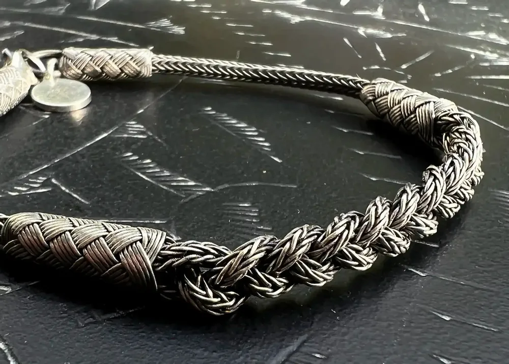 Bracelets - CHAINE TRESSE - ARGENT - FAIT MAIN - HOMME&FEMME - KARAWAN AUTHENTIC