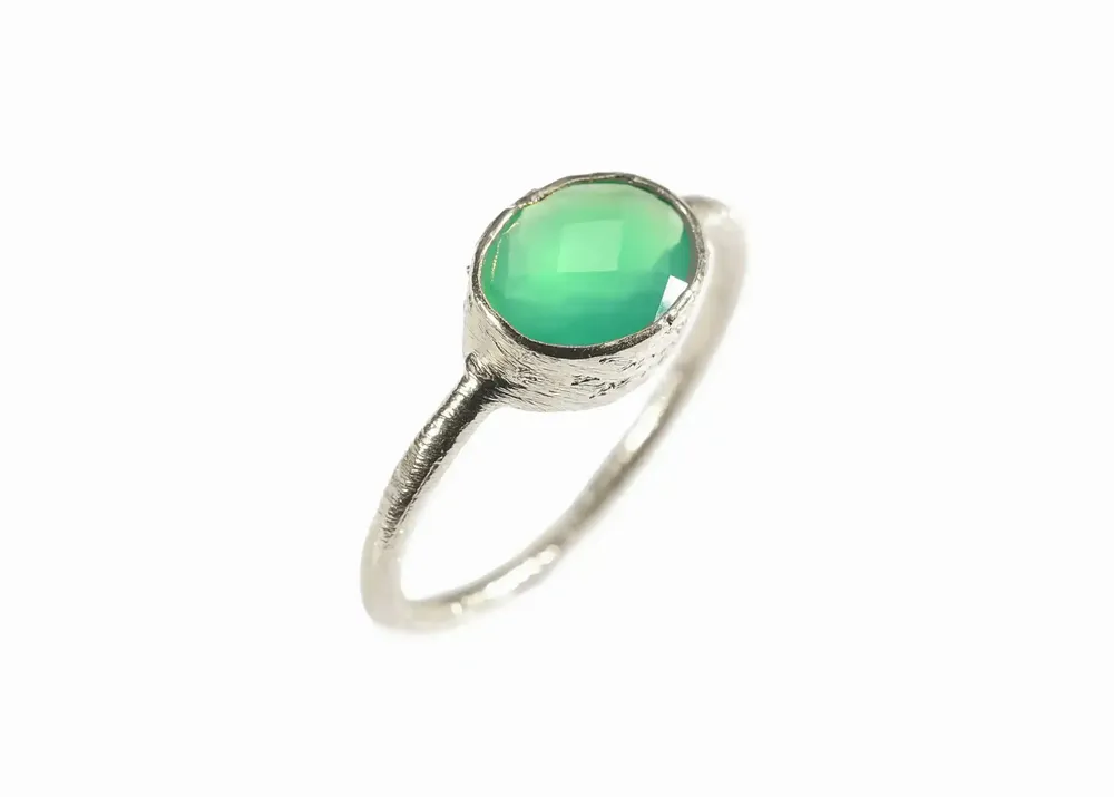 Jewelry - RING\" DROP\” ONYX GREEN 925 SILVER - KARAWAN AUTHENTIC