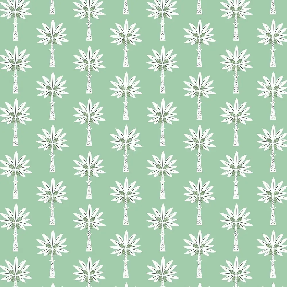Fabrics - “Palm Garden” – A Tropical Memory of Palermo - ELENA SCARLATA STUDIO