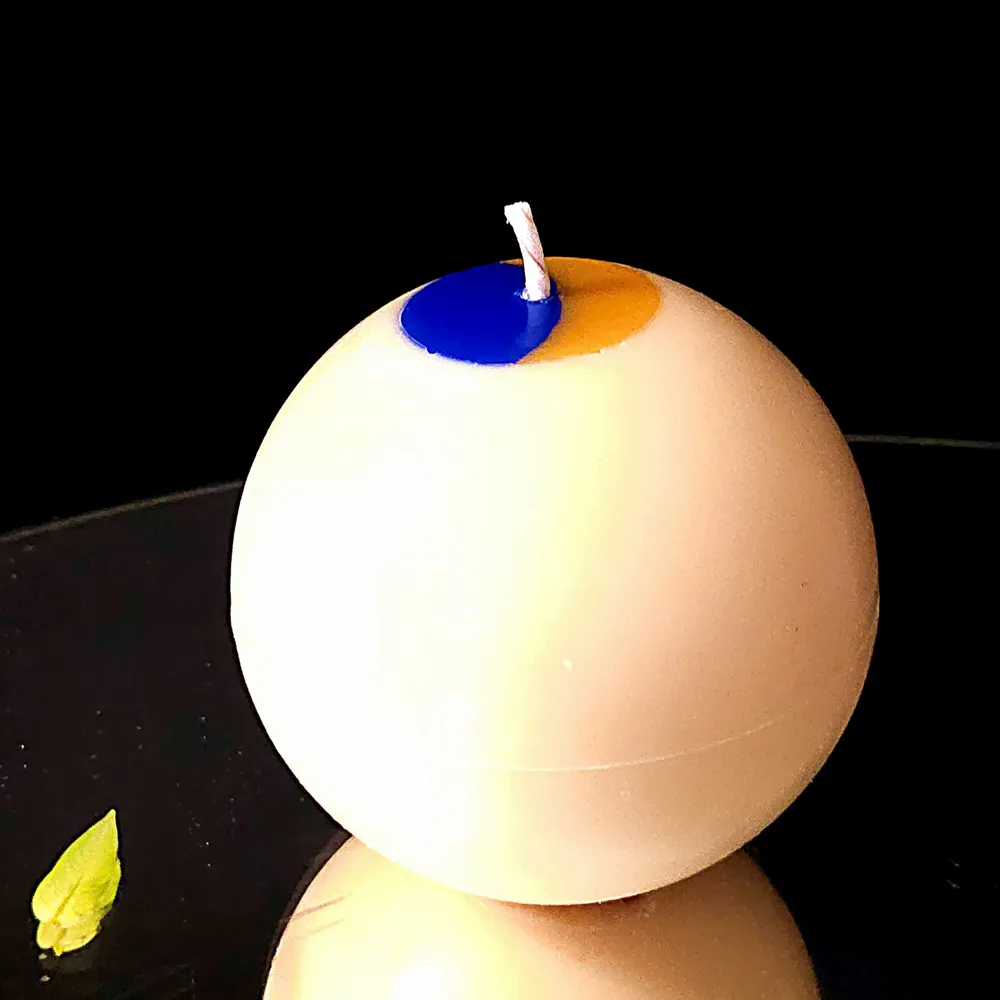 Gifts - Globe Candle\" Bollywood\” with Woody Saffron - PONPON CURIOSITAS