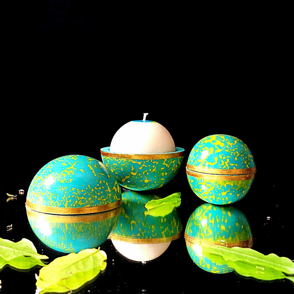 Gifts - Candle\" Bollywood\” Green tea - PONPON CURIOSITAS