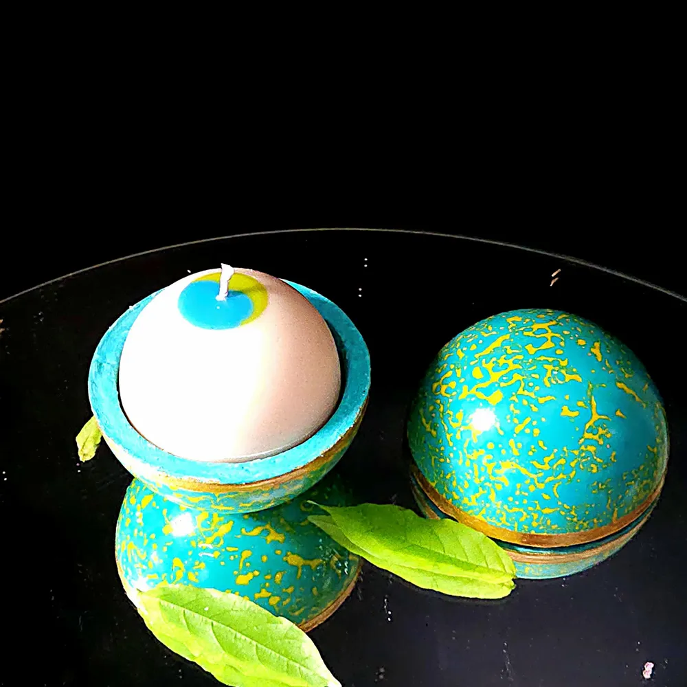 Gifts - Candle\" Bollywood\” Green tea - PONPON CURIOSITAS