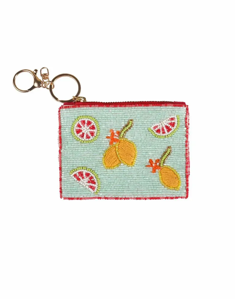 Bags and totes - Lemon coin pouch - NAMJOSH