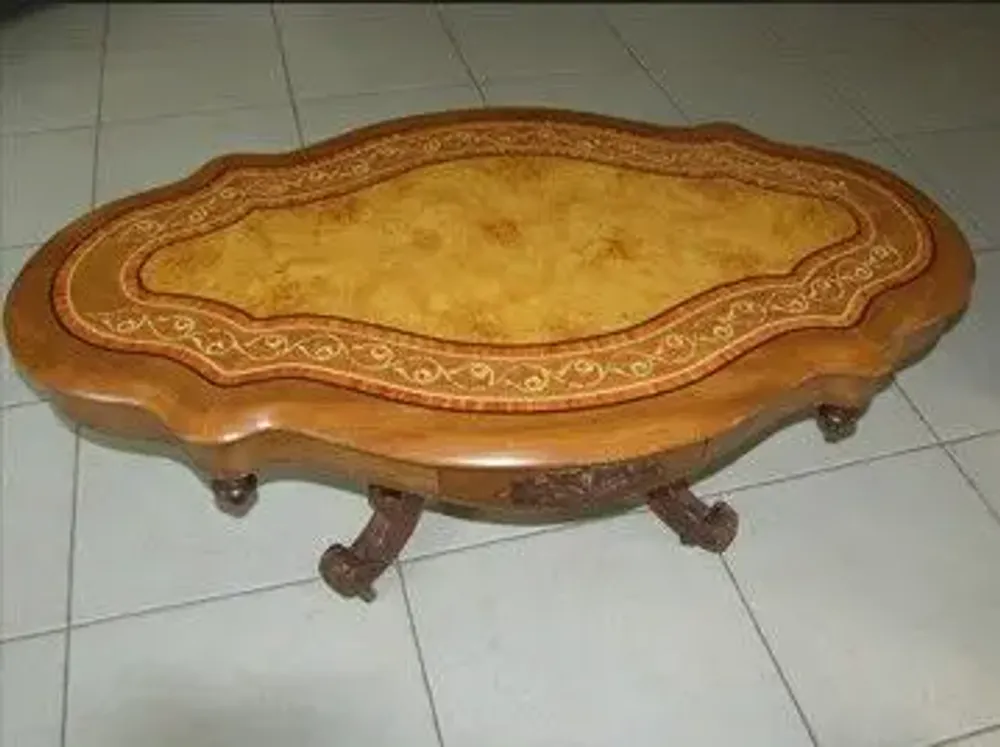 Coffee tables - Marquetry coffee table - JEROME POINCET