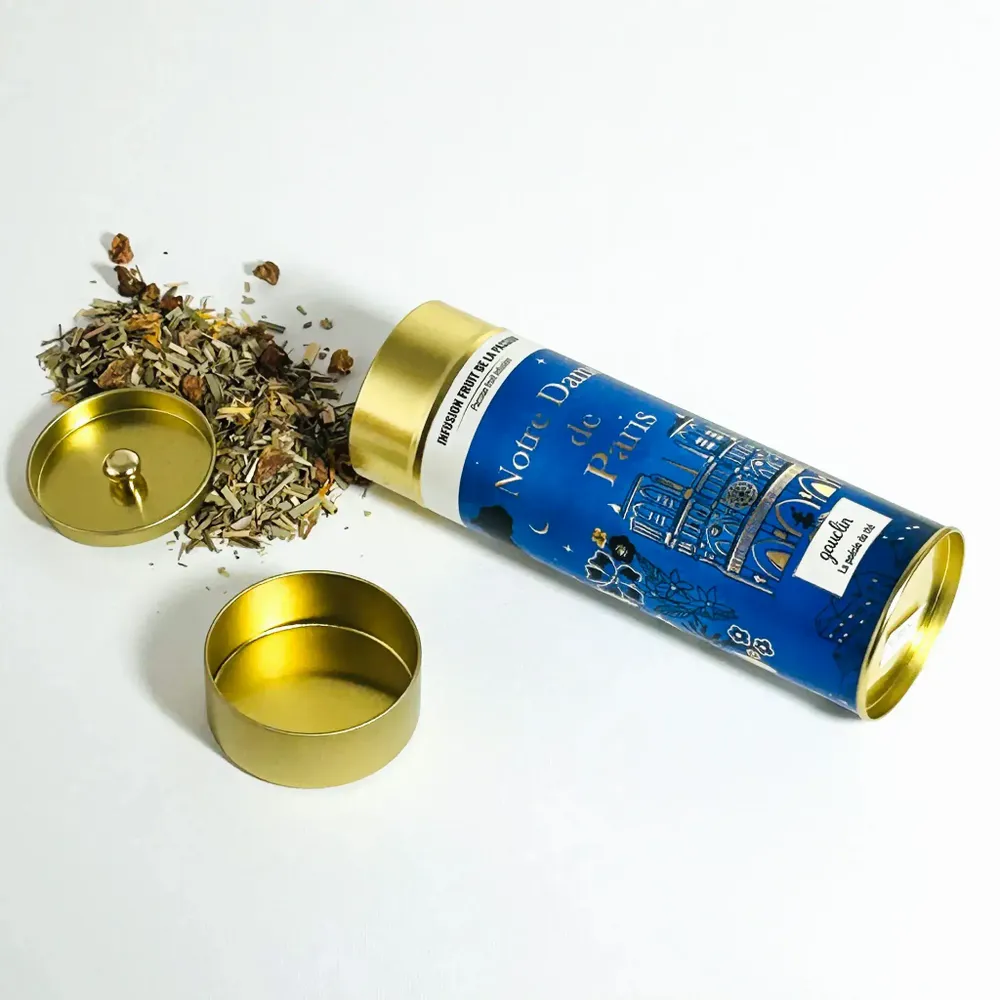 Gifts - Notre Dame de Paris bottle - Organic passion fruit infusion - GAUCLIN